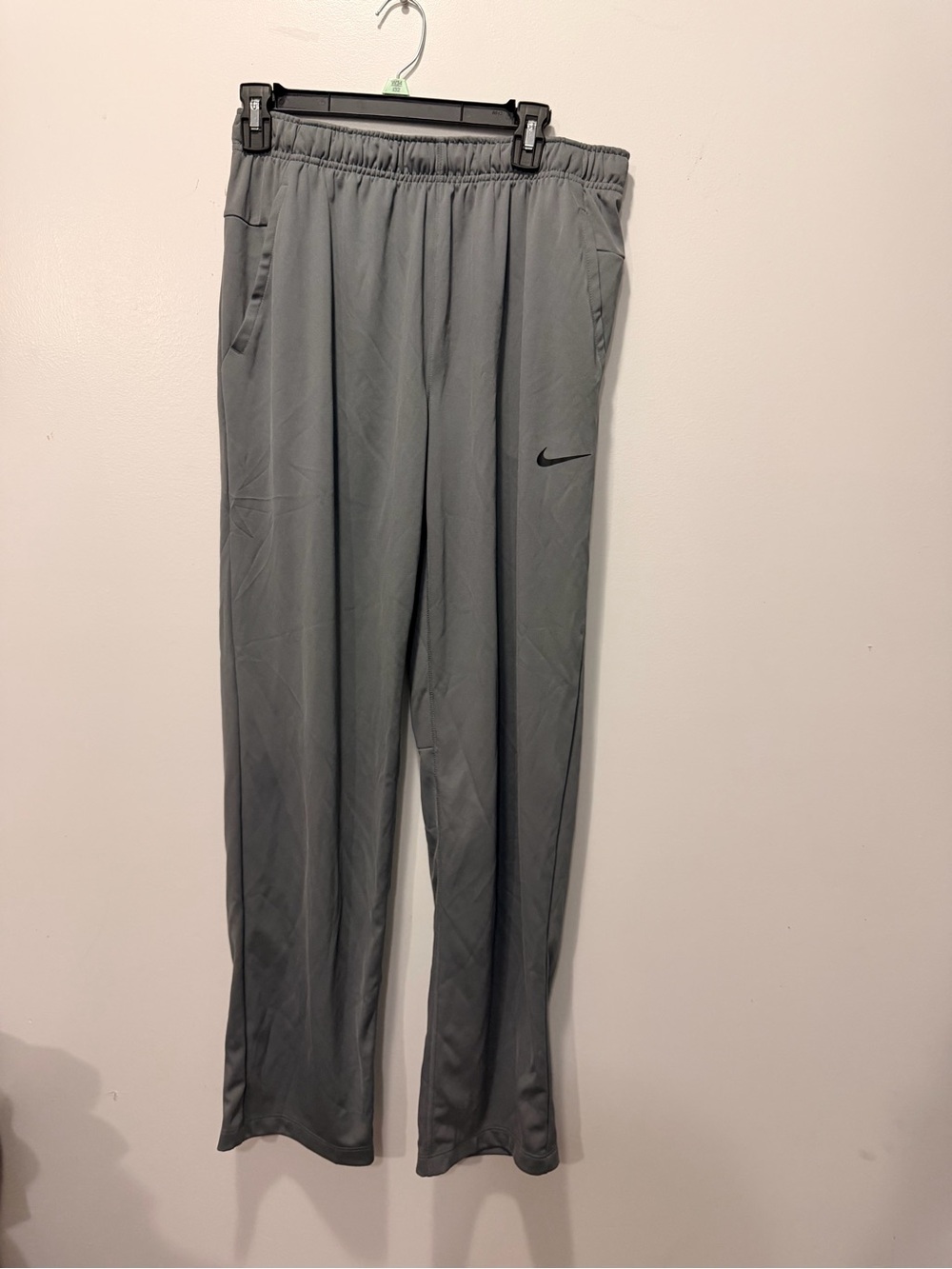 Nike Men's Gray Training Joggers with Swoosh